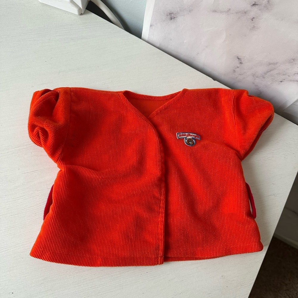 VINTAGE 1985 TEDDY RUXPIN CORDUROY SHIRT - FOR DOLL